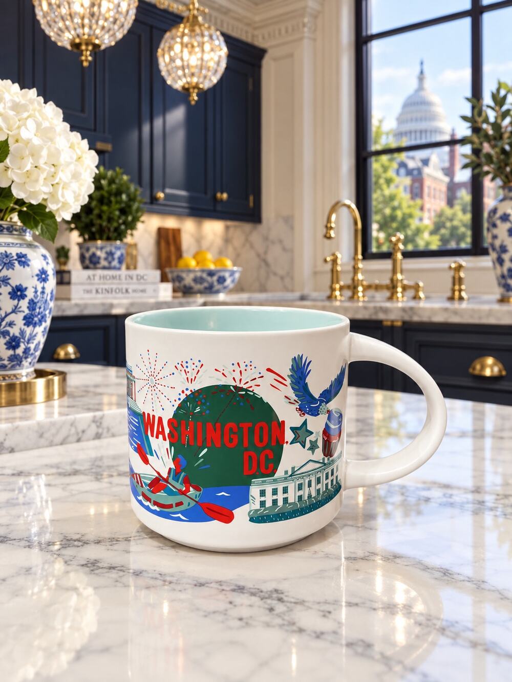 Starbucks Washington DC Discovery Series Mug 14 Oz 2024 Ceramic Cup